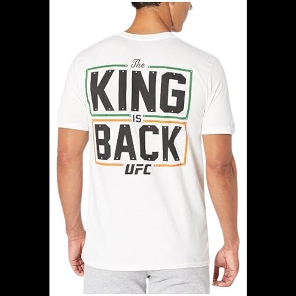 UFC Men's Ufc Conor Mcgregor Arch T-shirt White - Picture 2 of 2